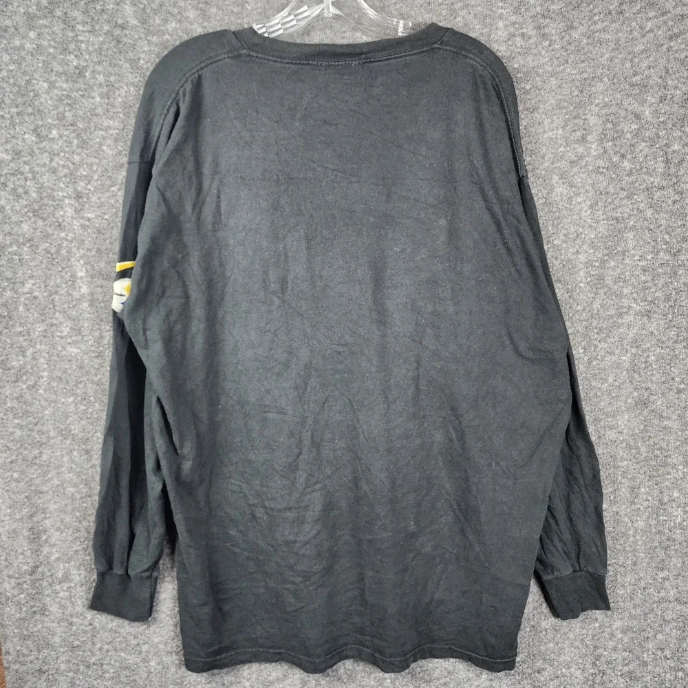 NFL Pittsburgh Steelers Long Sleeve Shirt Mens XL Black VF Imagewear Graphic Tee